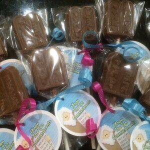 Ten commandments tablets chocolate lollipop mold